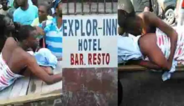 Unbelievable!! Married Woman Gets Stuck To Her Boyfriend While Doing It (See Photos + Video)